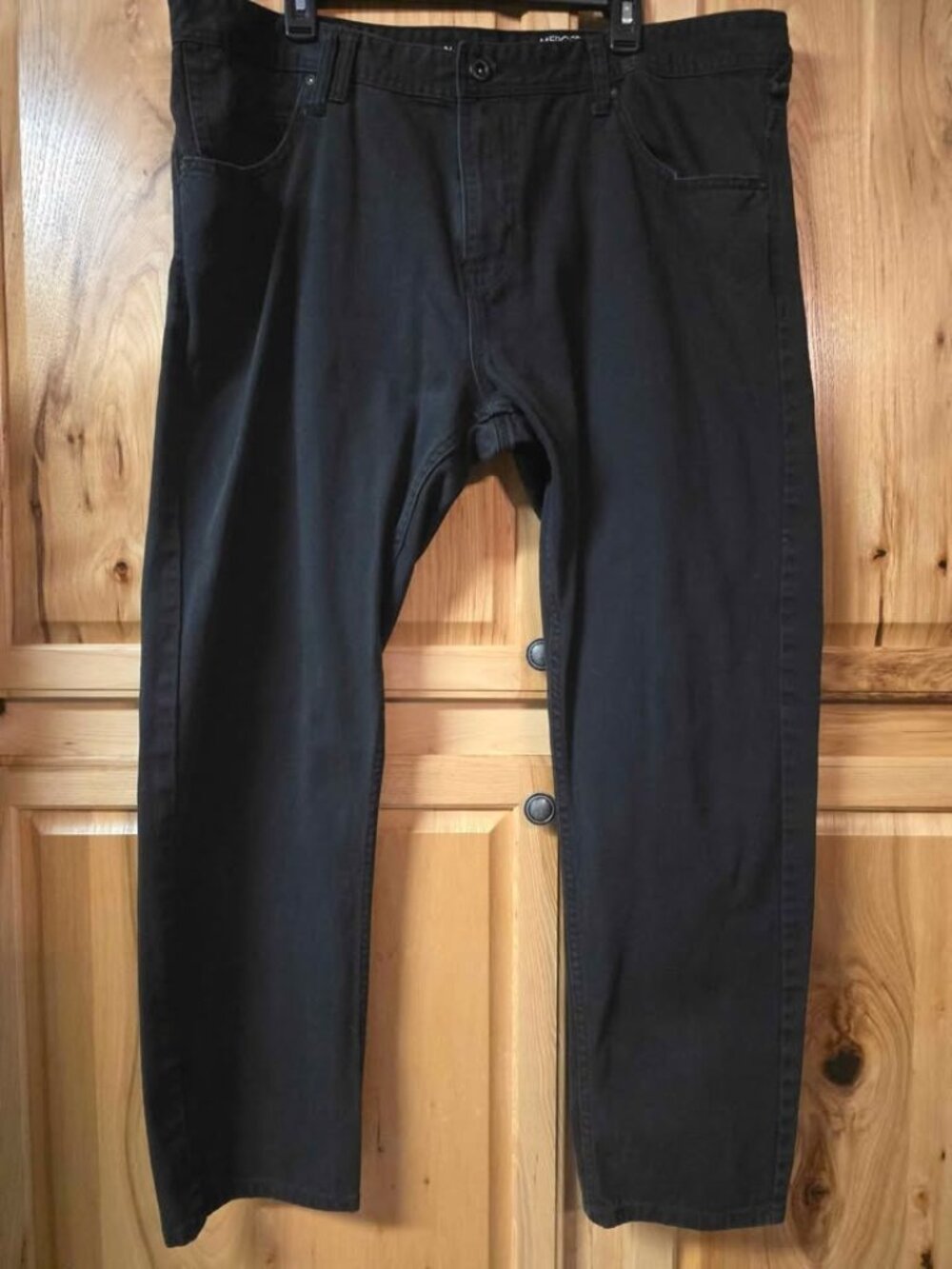 Sean John Mercer Slim Straight Black Denim Jeans Men's Size 42Wx32L F8